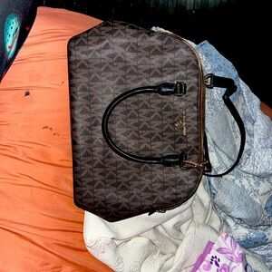Michael Kors Dark Brown Signature Satchel